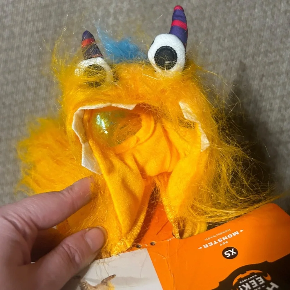 NWT Halloween Monster Hoodie Dog and Cat Costume - Hyde and EEK! size XS